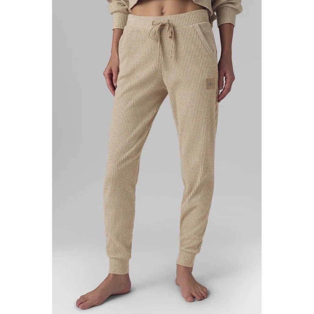 Alo Yoga Muse Sweatpant Joggers Women's Gravel Heather Size Medium